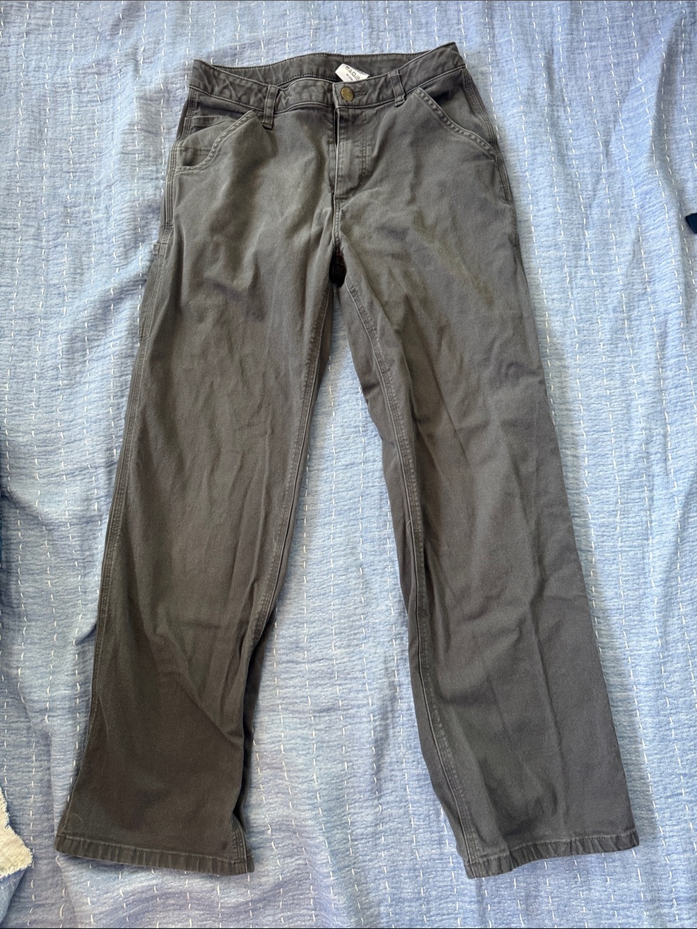3/$20 Boys Carhartt Straight-Leg Pants in Dark Gray